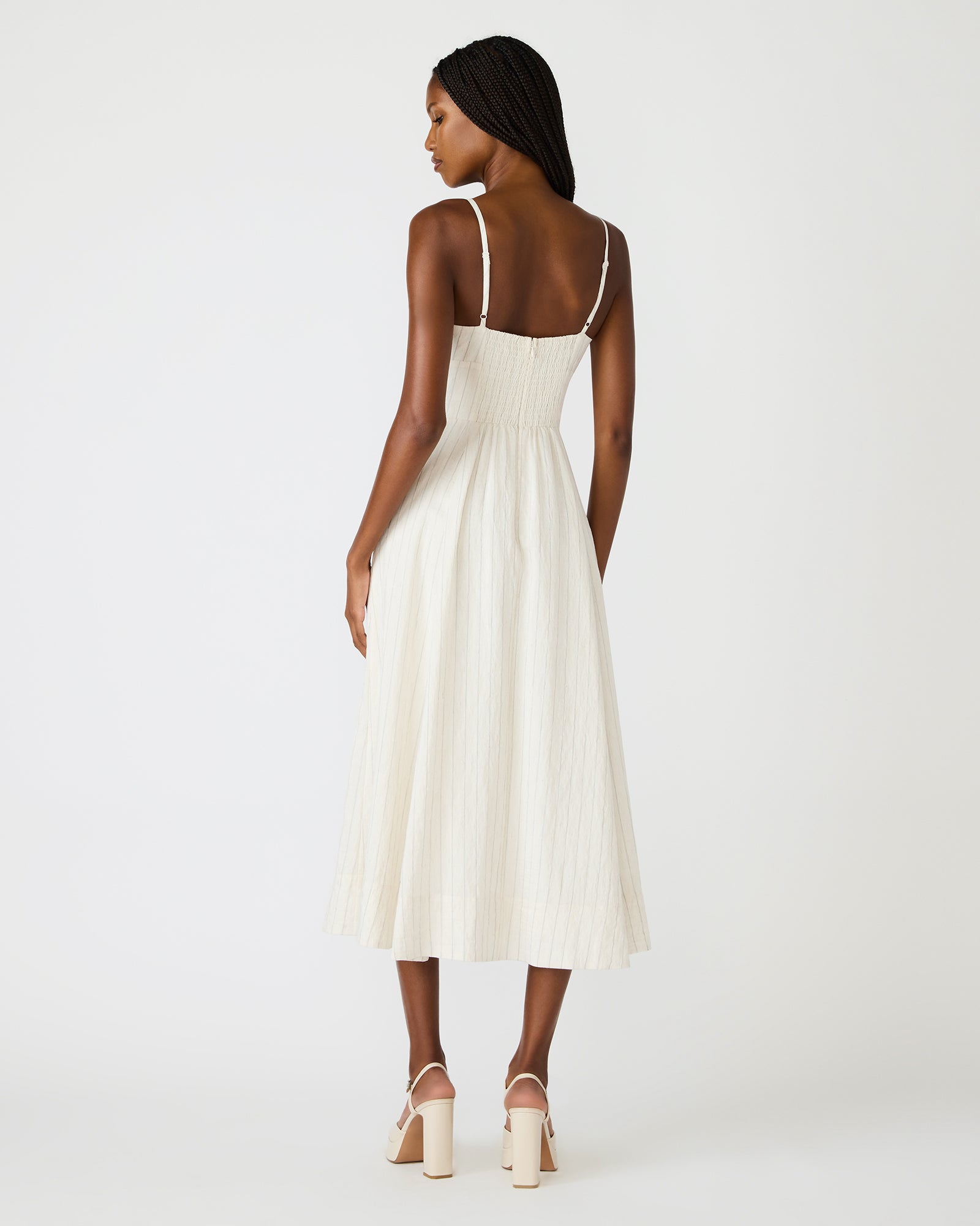 LUNA DRESS WHITE - Clothing - Steve Madden Canada - view 6