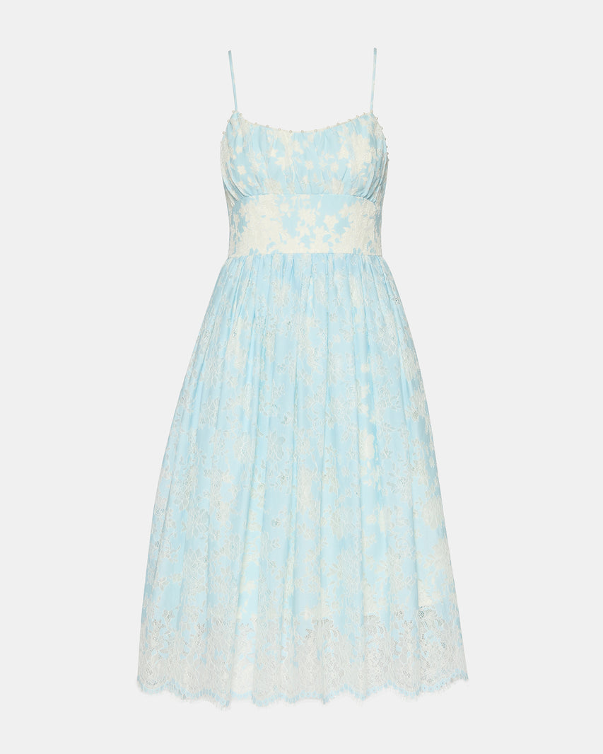 TALITA DRESS BLUE - Clothing - Steve Madden Canada - view 6