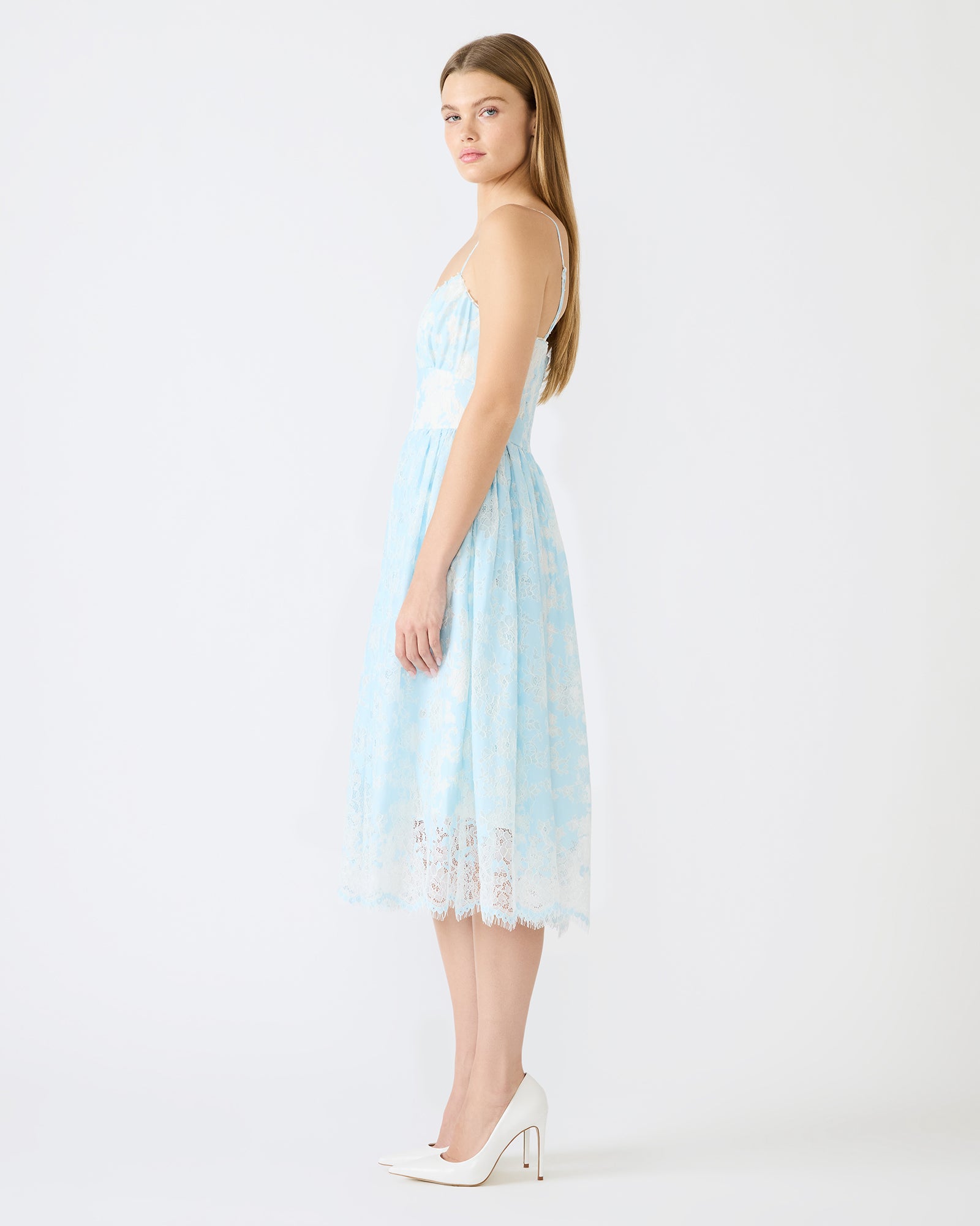 TALITA DRESS BLUE - Clothing - Steve Madden Canada - view 4