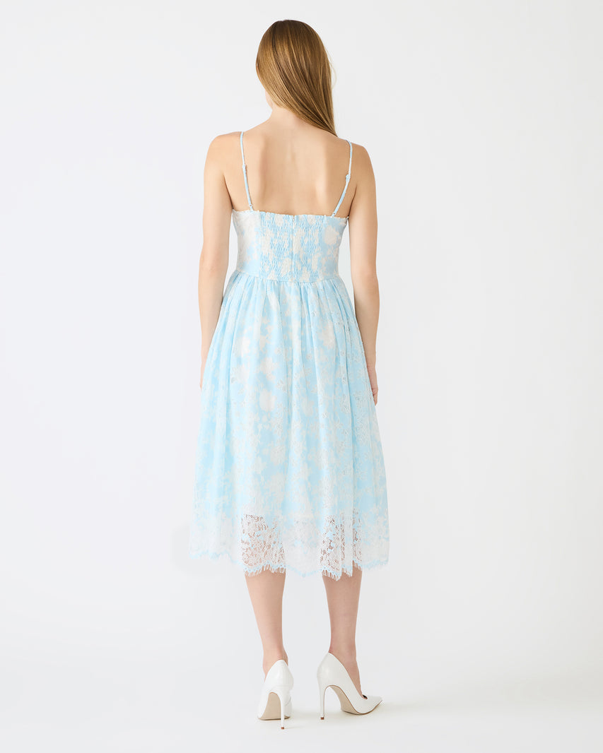 TALITA DRESS BLUE - Clothing - Steve Madden Canada - view 5