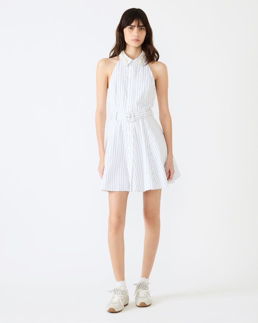 VALOR DRESS WHITE MULTI - Clothing - Steve Madden Canada