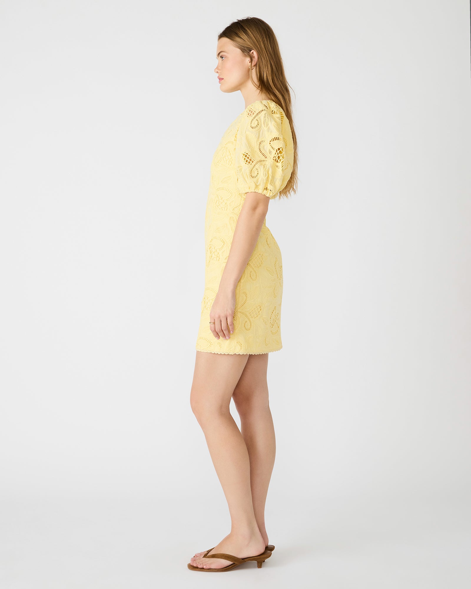 ELLY DRESS YELLOW - Clothing - Steve Madden Canada - view 4
