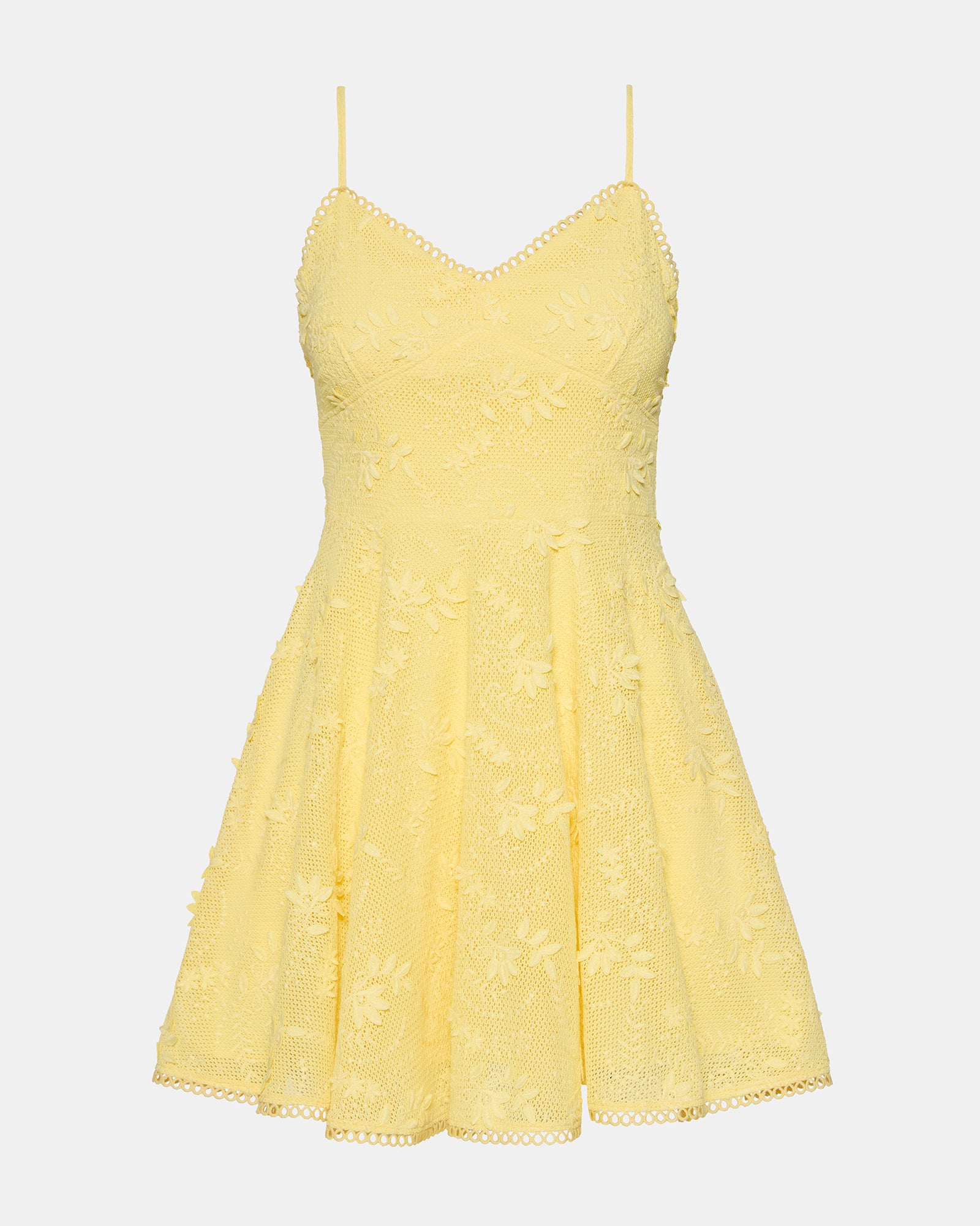 GAIA DRESS YELLOW - Clothing - Steve Madden Canada - view 6