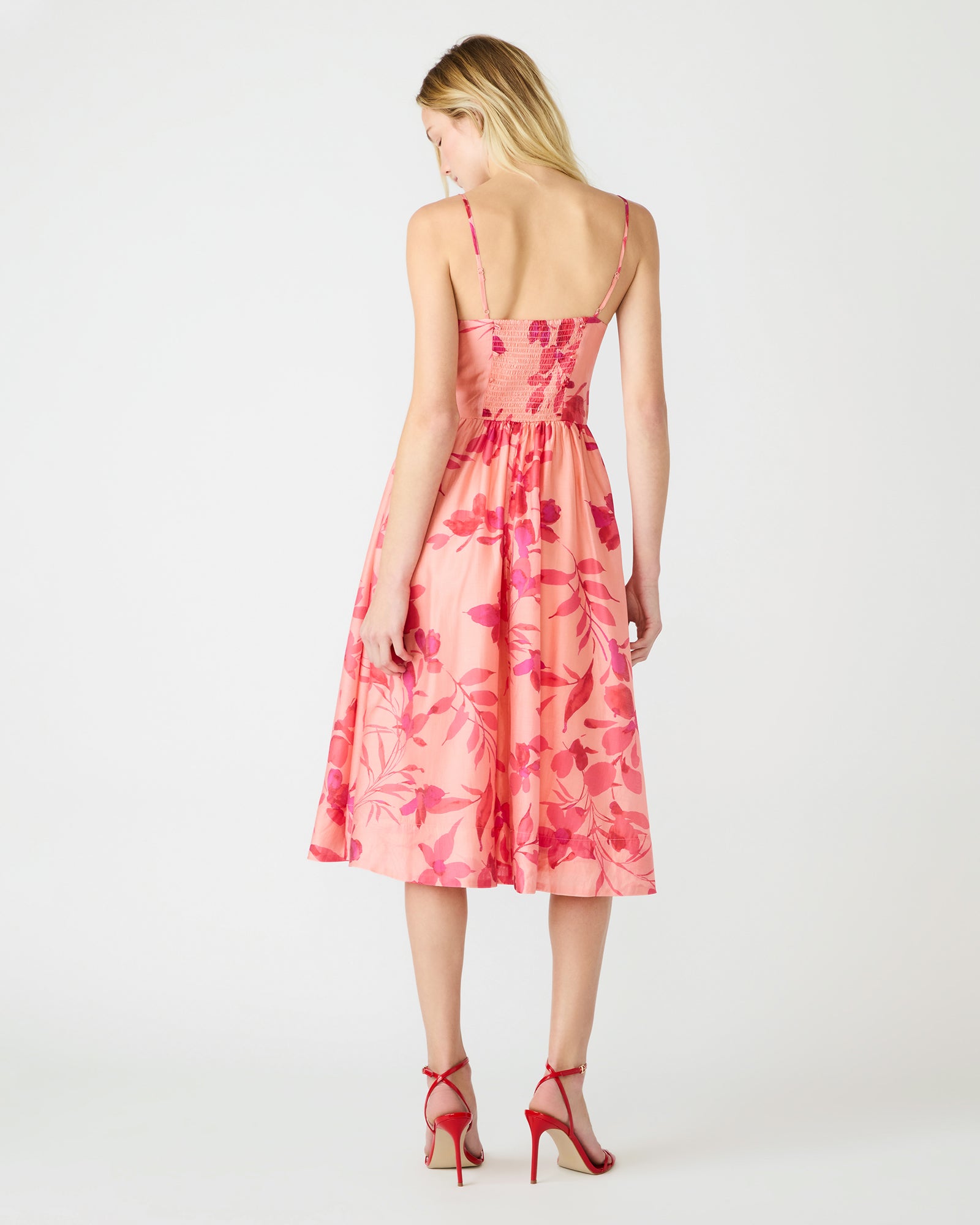 GWEN DRESS CORAL - Clothing - Steve Madden Canada - view 6