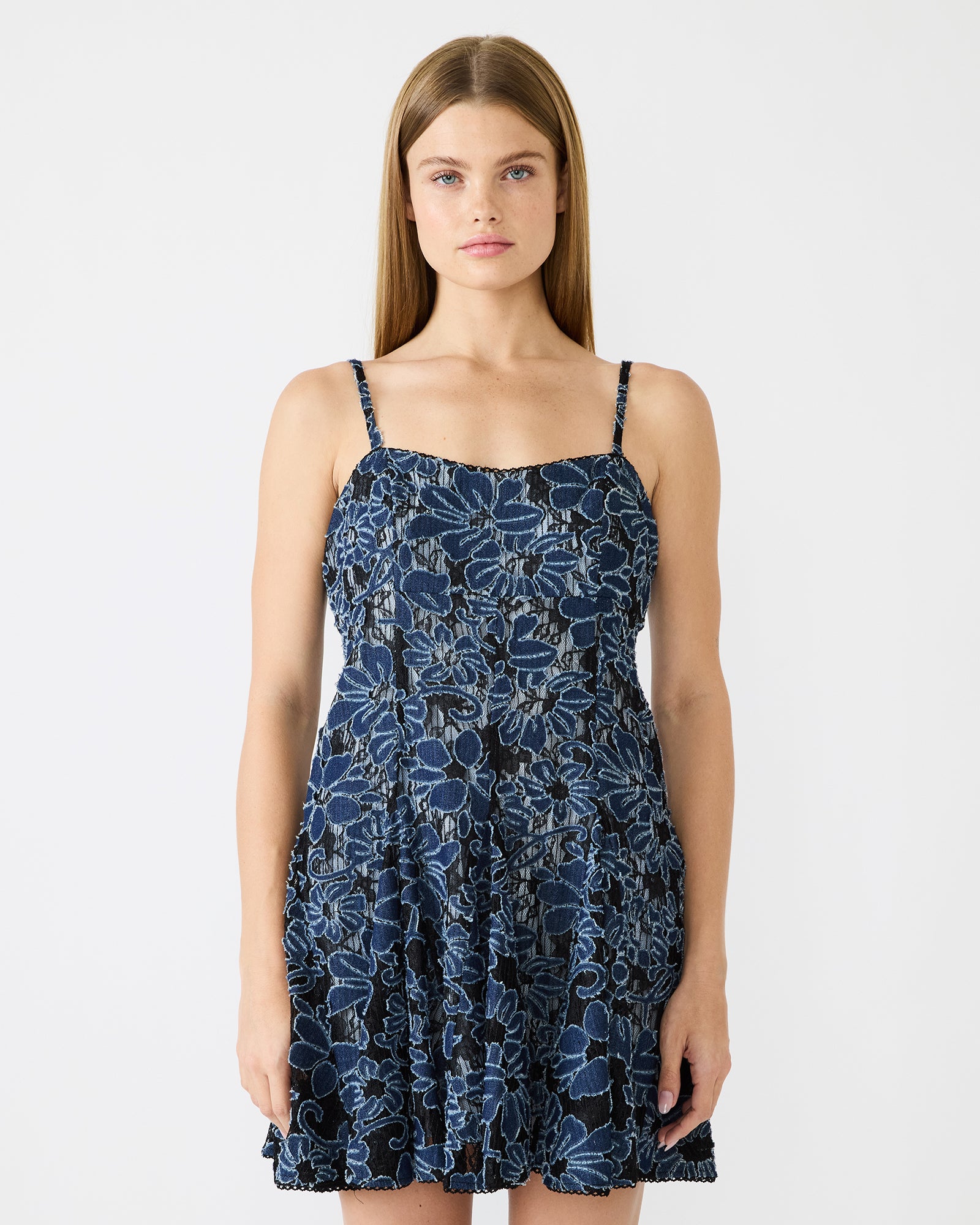ENDER DRESS BLACK MULTI - Clothing - Steve Madden Canada - view 4