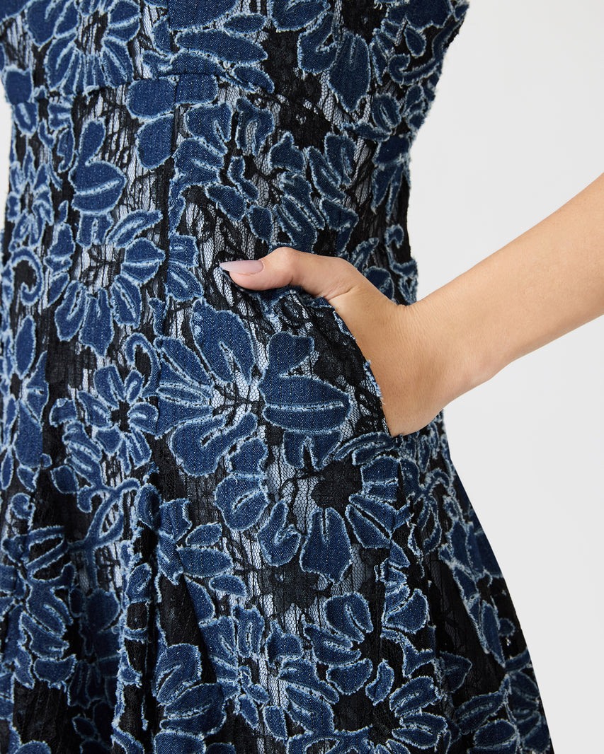 ENDER DRESS BLACK MULTI - Clothing - Steve Madden Canada - view 5