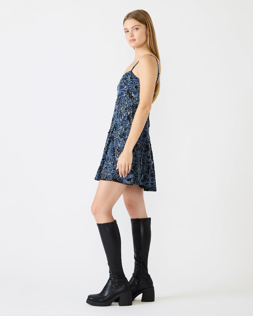 ENDER DRESS BLACK MULTI - Clothing - Steve Madden Canada - view 3