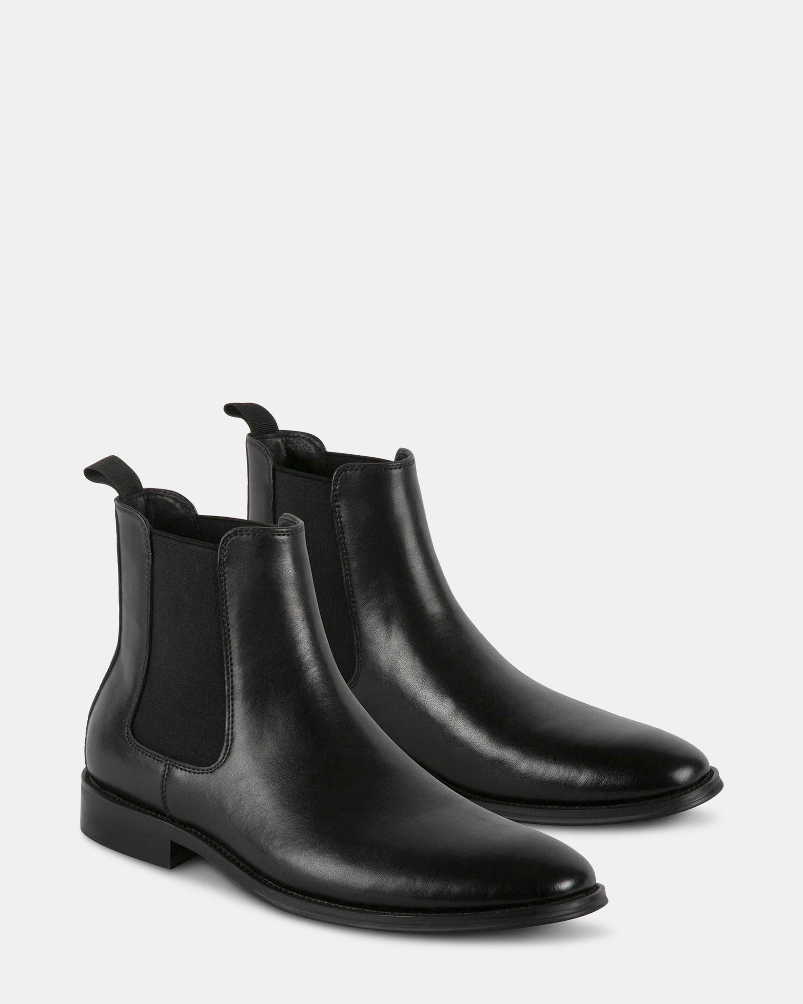 ALDAIR BLACK LEATHER - Men's Shoes - Steve Madden Canada - view 2