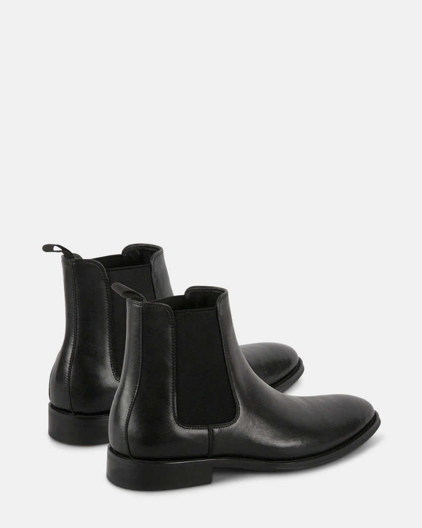 ALDAIR BLACK LEATHER - Men's Shoes - Steve Madden Canada - view 6