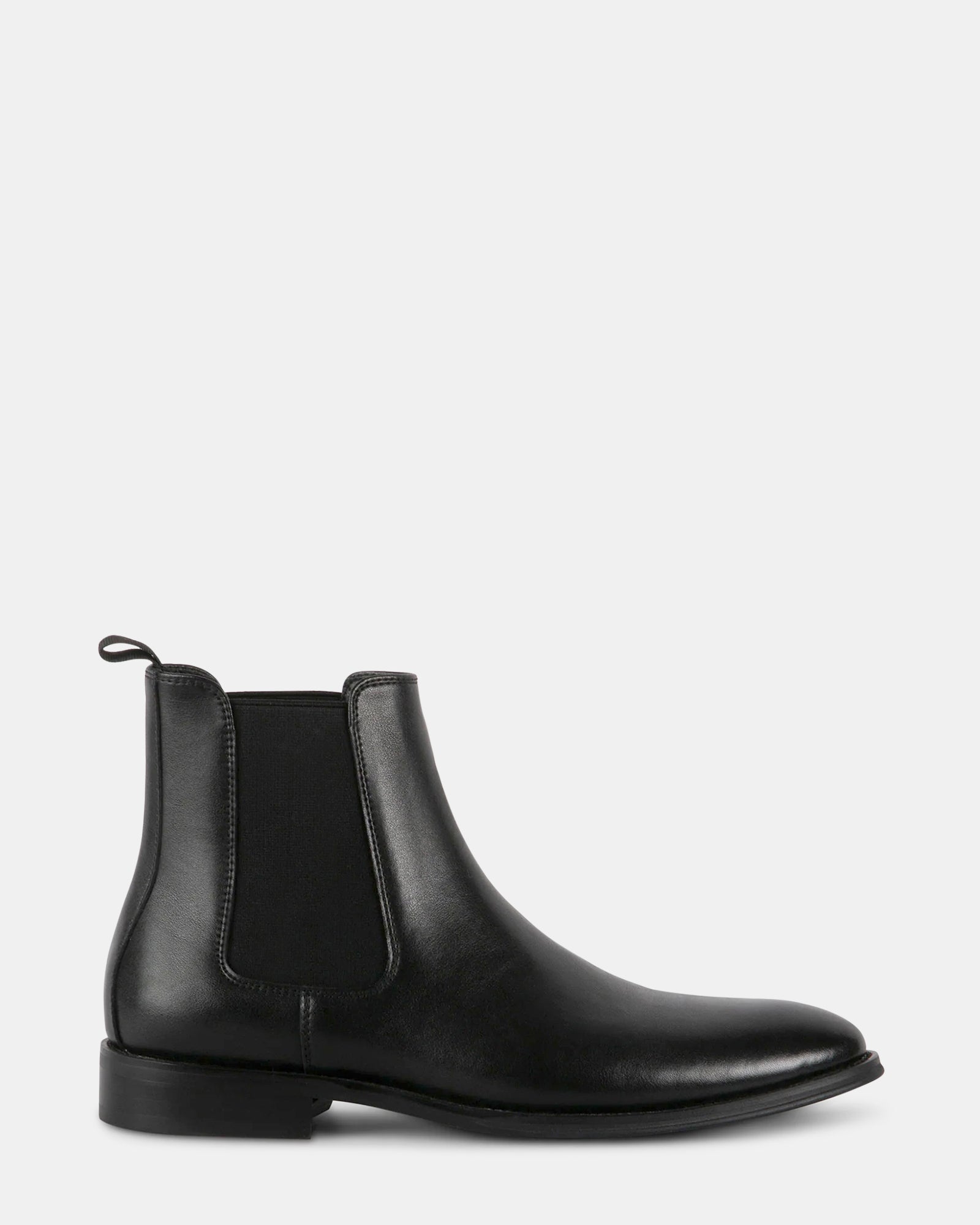 ALDAIR BLACK LEATHER - Men's Shoes - Steve Madden Canada