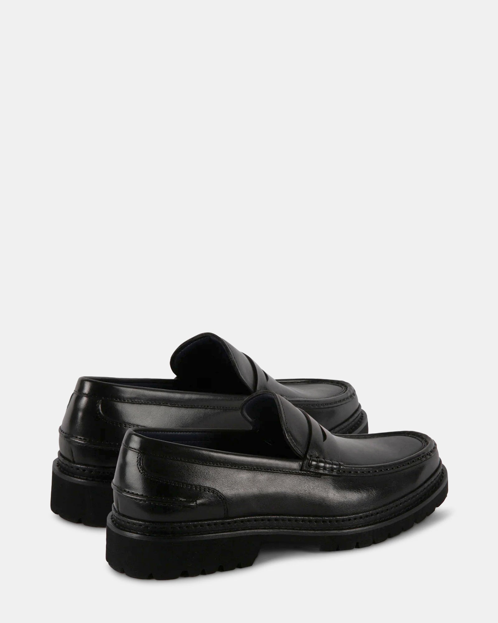 ASHERRR BLACK LEATHER - Men's Shoes - Steve Madden Canada - view 8