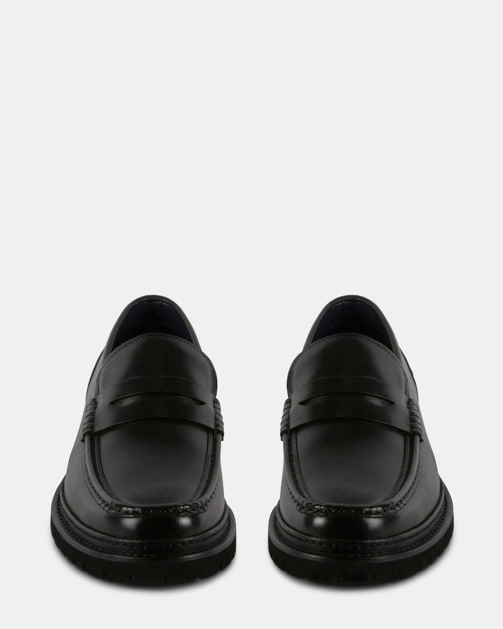 ASHERRR BLACK LEATHER - Men's Shoes - Steve Madden Canada - view 5