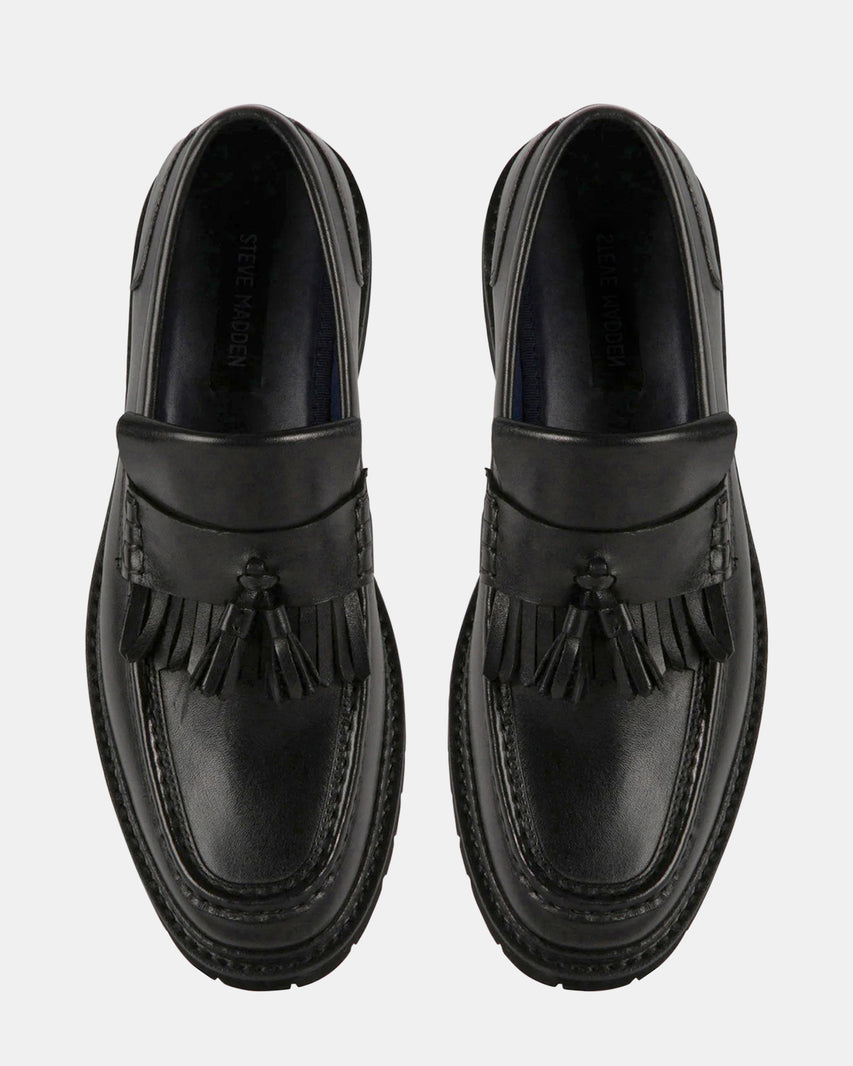 ASHFORD BLACK LEATHER - Men's Shoes - Steve Madden Canada - view 4