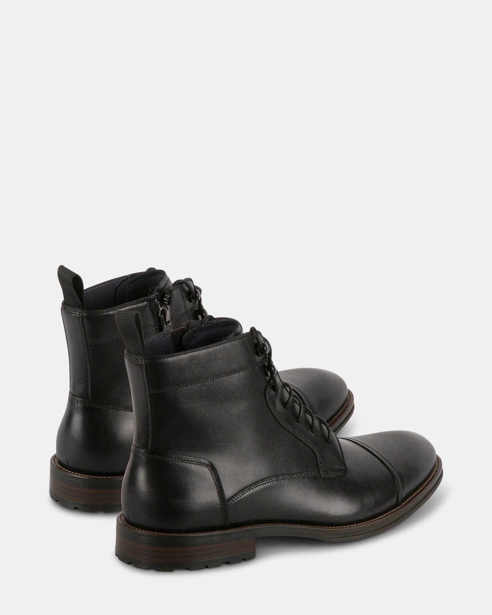 DAYMONN BLACK LEATHER - Men's Shoes - Steve Madden Canada - view 6