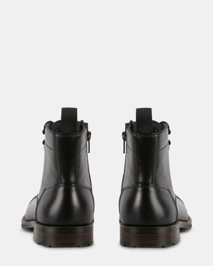 DAYMONN BLACK LEATHER - Men's Shoes - Steve Madden Canada - view 5