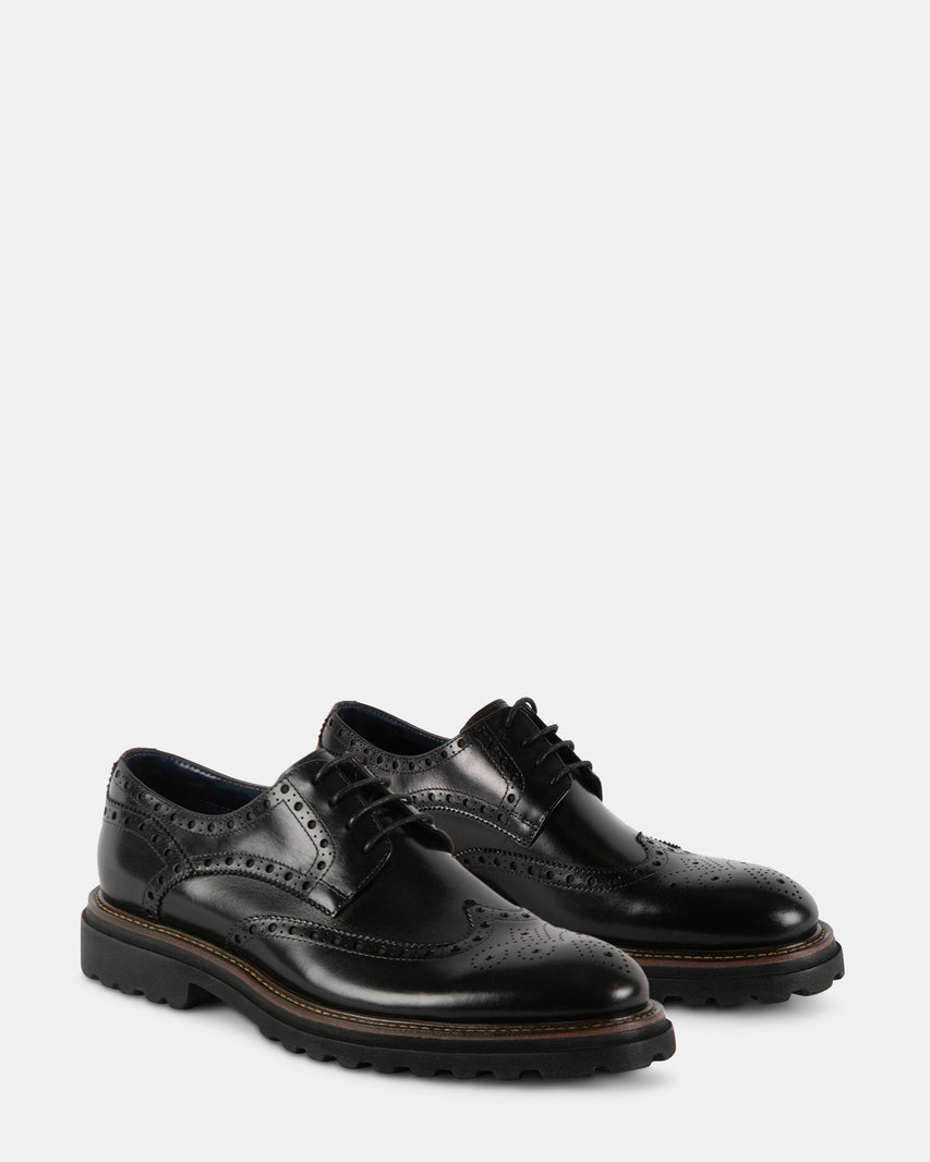KASAAN BLACK LEATHER - Men's Shoes - Steve Madden Canada - view 2