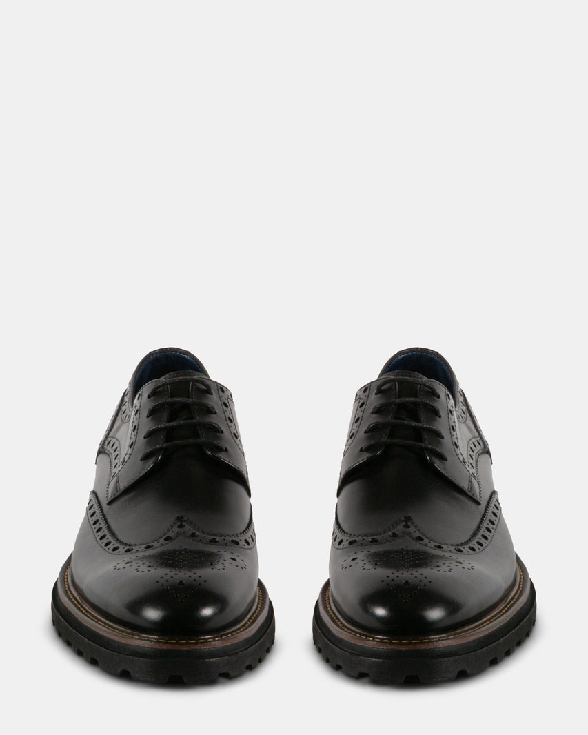 KASAAN BLACK LEATHER - Men's Shoes - Steve Madden Canada - view 3