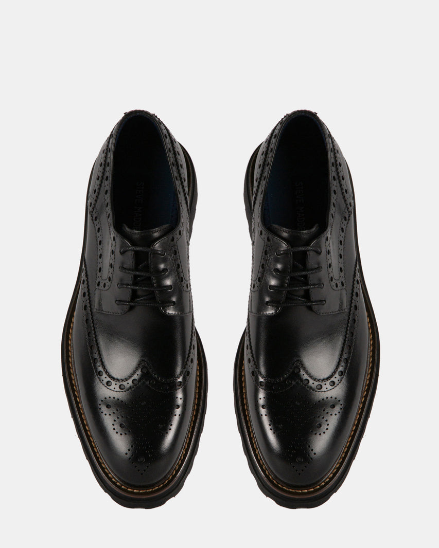 KASAAN BLACK LEATHER - Men's Shoes - Steve Madden Canada - view 4