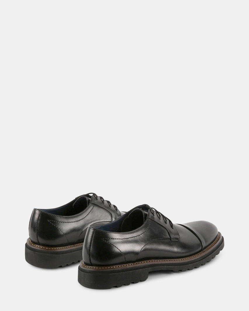 KNITTE BLACK LEATHER - Men's Shoes - Steve Madden Canada - view 6