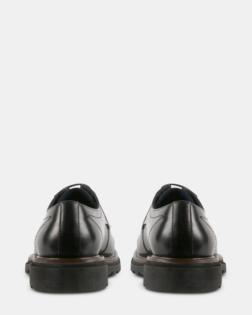 KNITTE BLACK LEATHER - Men's Shoes - Steve Madden Canada - view 5