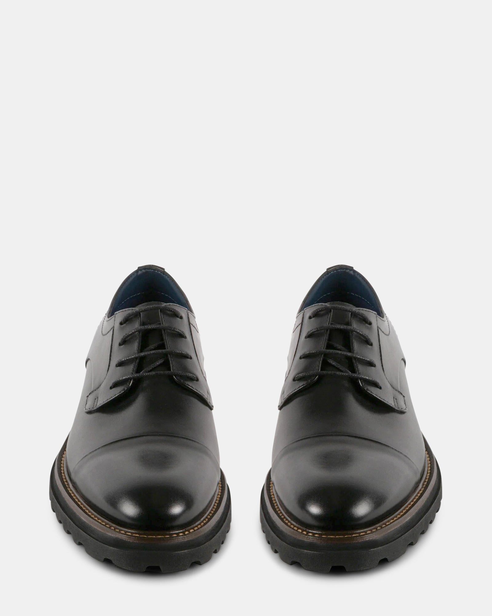 KNITTE BLACK LEATHER - Men's Shoes - Steve Madden Canada - view 3