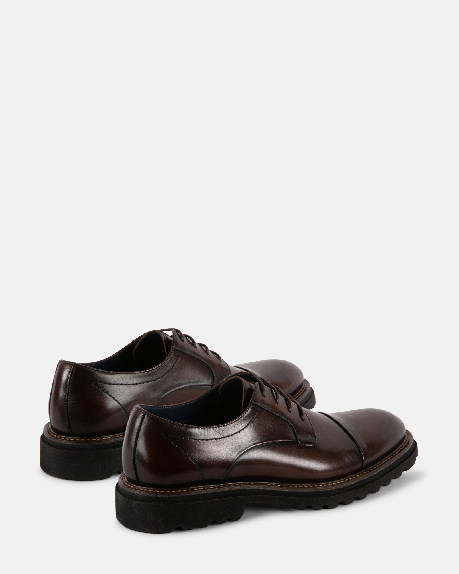 KNITTE BROWN LEATHER - Men's Shoes - Steve Madden Canada - view 6