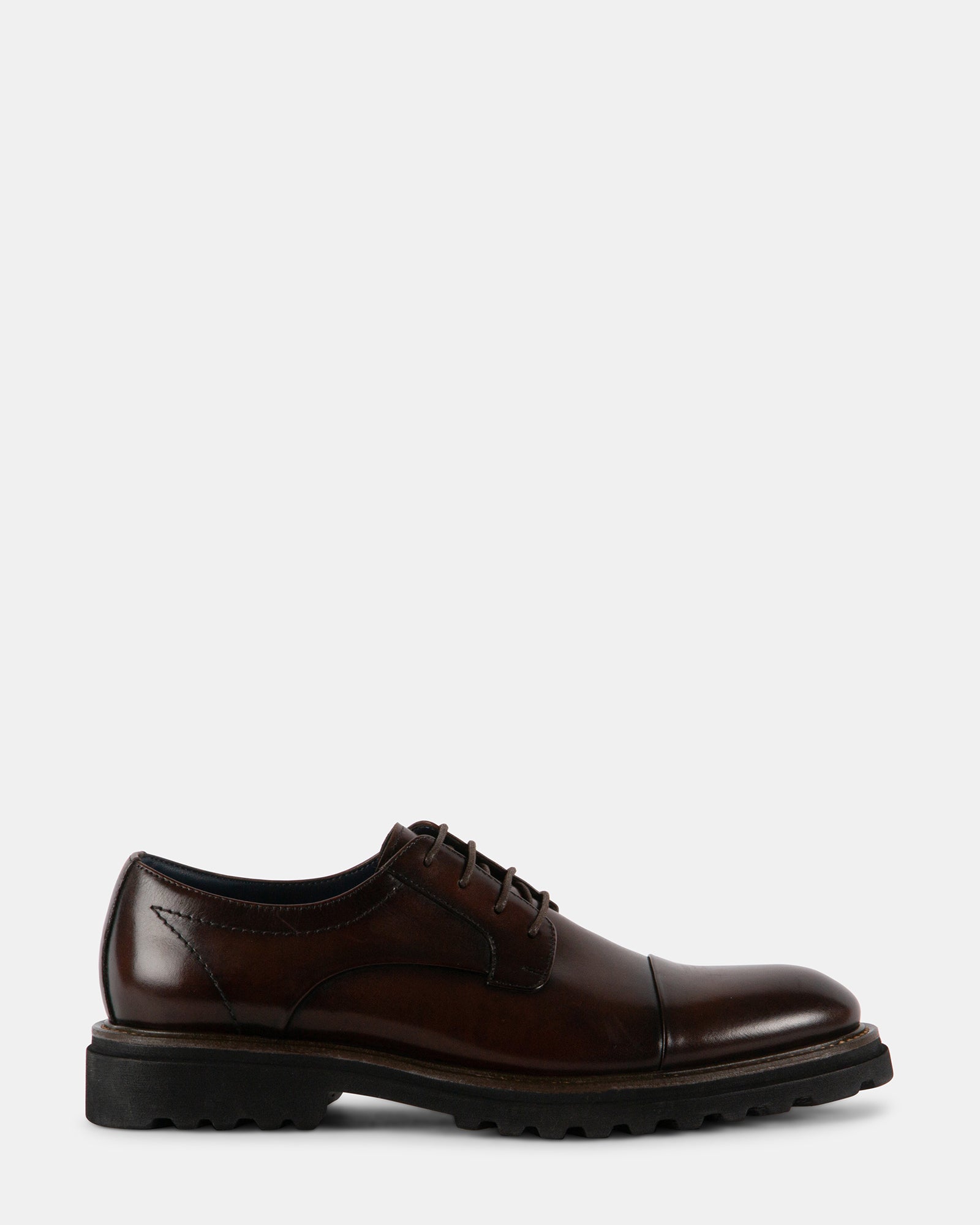 KNITTE BROWN LEATHER - Men's Shoes - Steve Madden Canada
