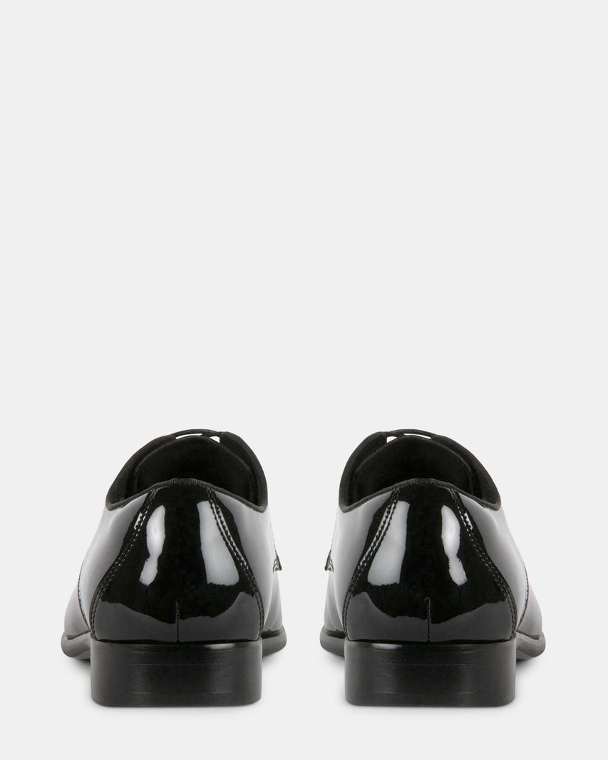 LAURENT BLACK PATENT - Men's Shoes - Steve Madden Canada - view 6