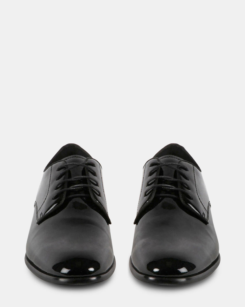 LAURENT BLACK PATENT - Men's Shoes - Steve Madden Canada - view 4
