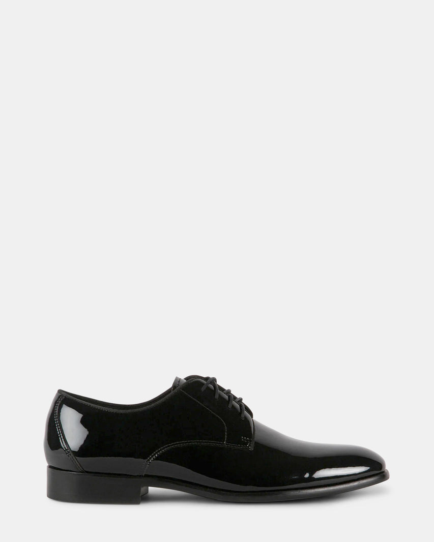 LAURENT BLACK PATENT - Men's Shoes - Steve Madden Canada