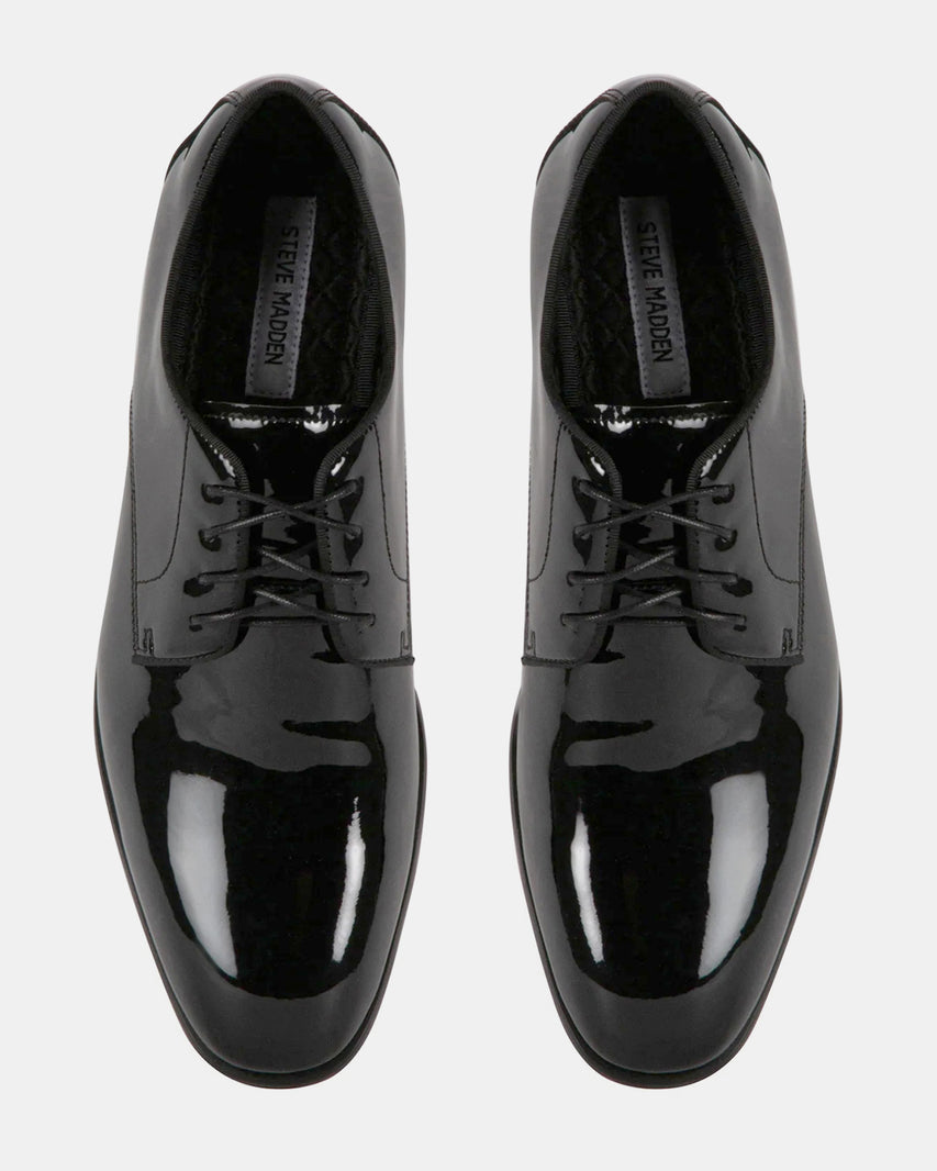 LAURENT BLACK PATENT - Men's Shoes - Steve Madden Canada - view 5