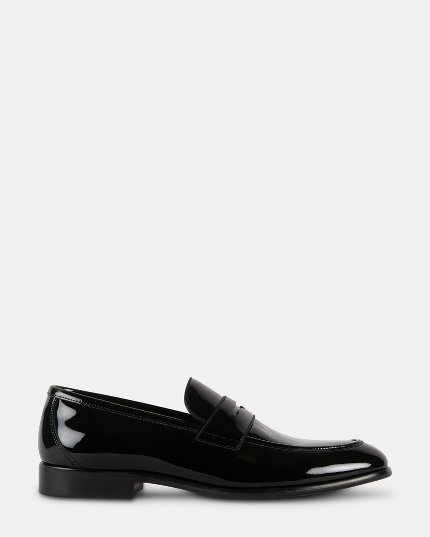 LYONN BLACK PATENT - Men's Shoes - Steve Madden Canada