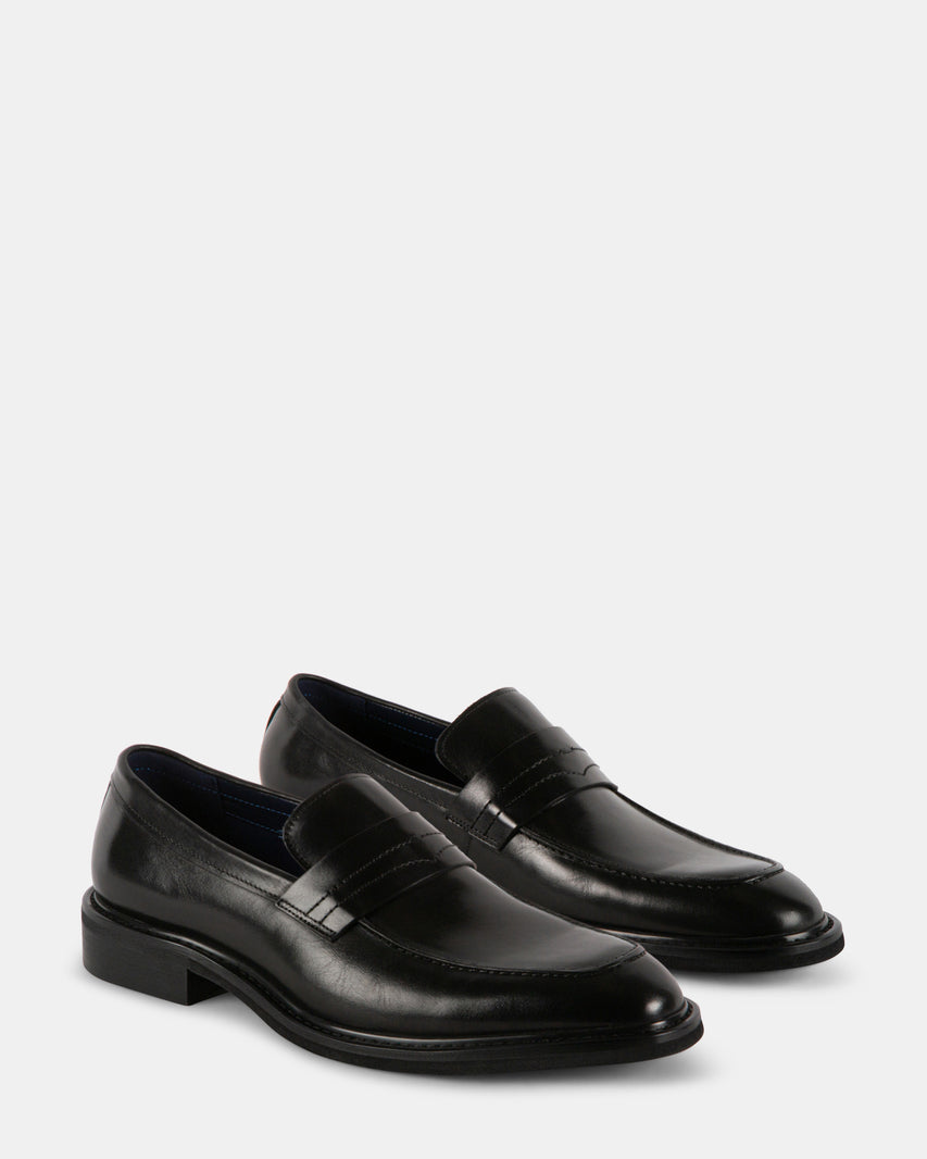 MAMMOTH BLACK LEATHER - Men's Shoes - Steve Madden Canada - view 3