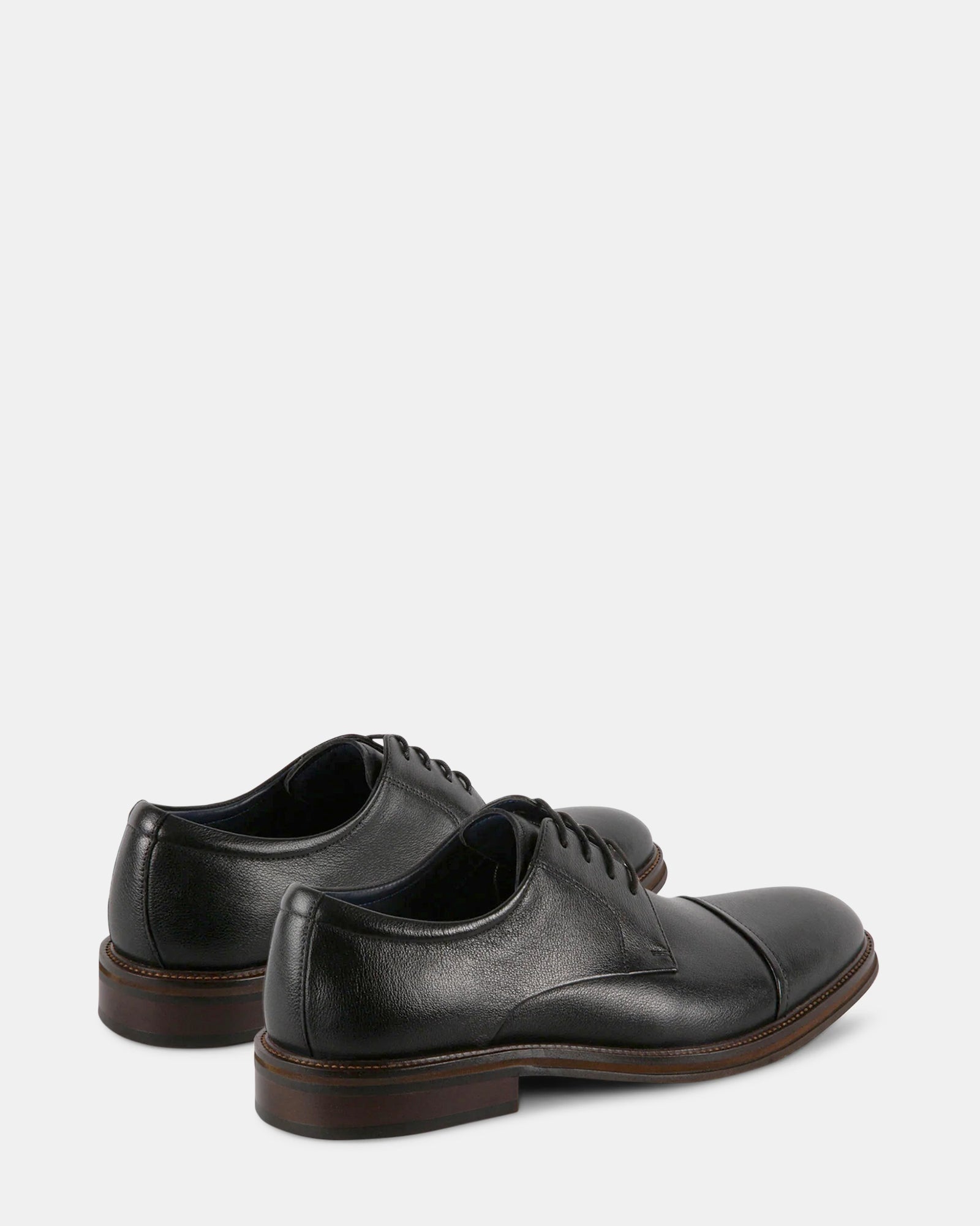 STANNIS BLACK LEATHER - Men's Shoes - Steve Madden Canada - view 6
