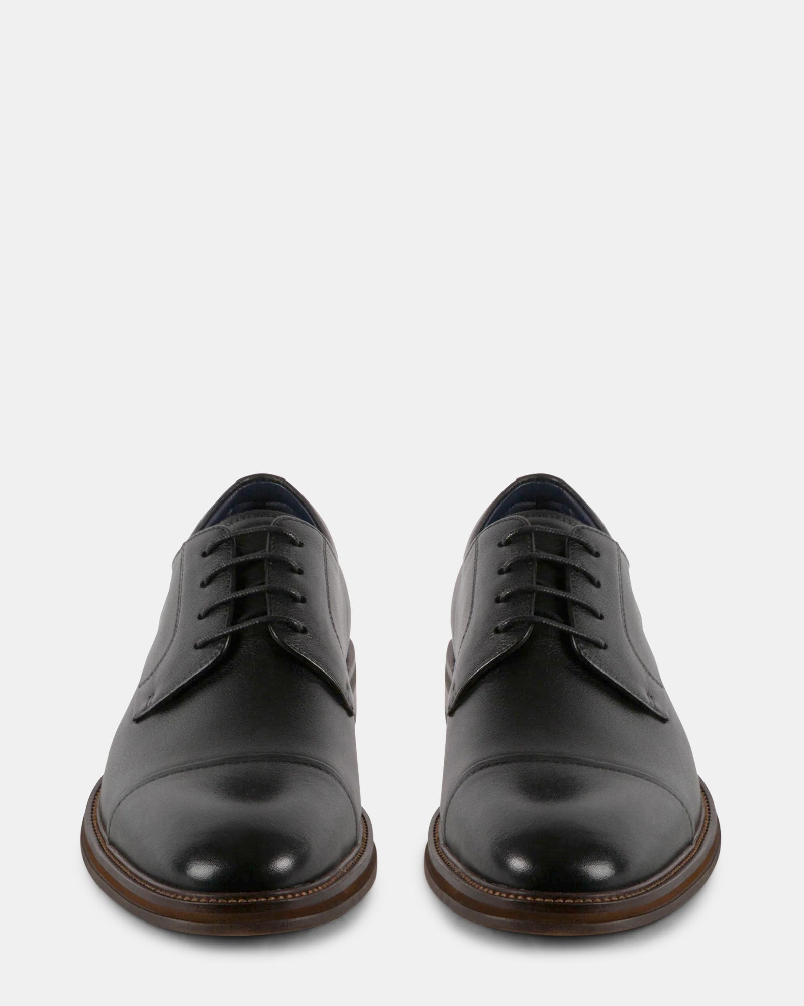 STANNIS BLACK LEATHER - Men's Shoes - Steve Madden Canada - view 3