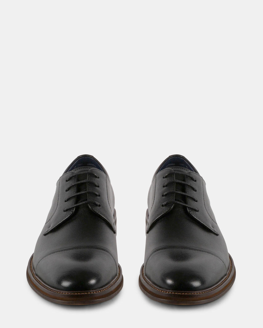STANNIS BLACK LEATHER - Men's Shoes - Steve Madden Canada - view 3
