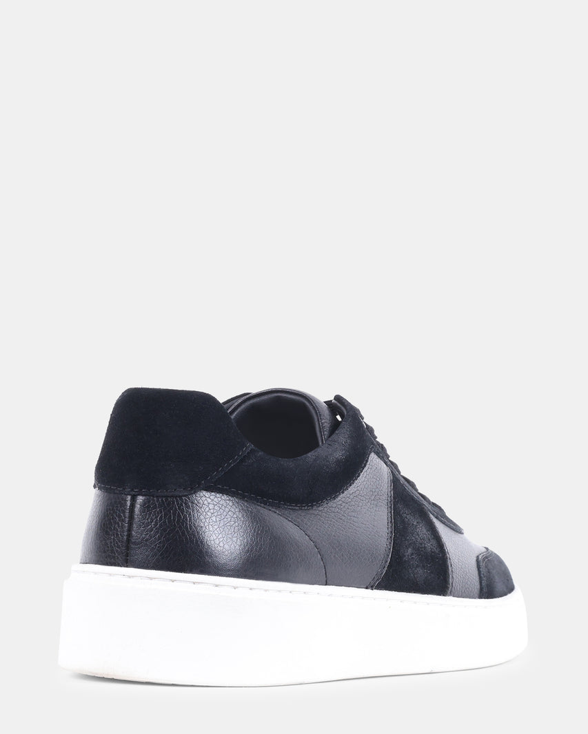 ADDLER BLACK LEATHER - Men's Shoes - Steve Madden Canada - view 6