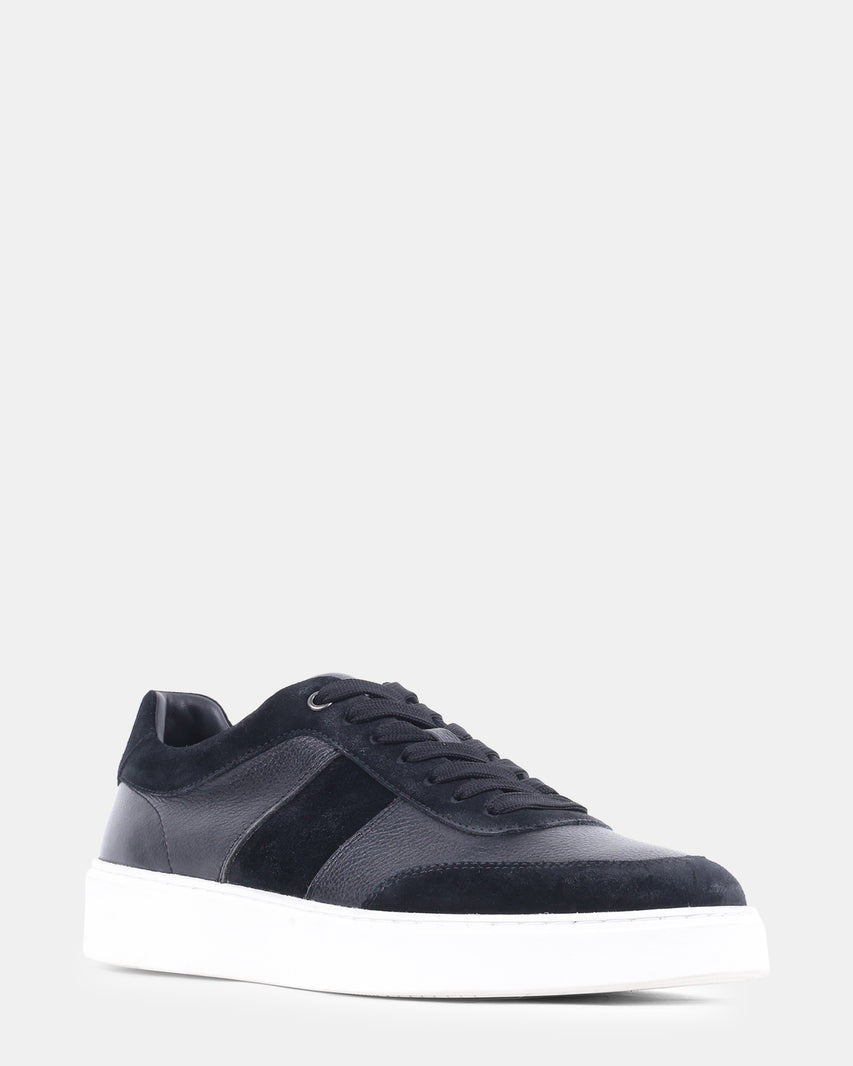 ADDLER BLACK LEATHER - Men's Shoes - Steve Madden Canada - view 2