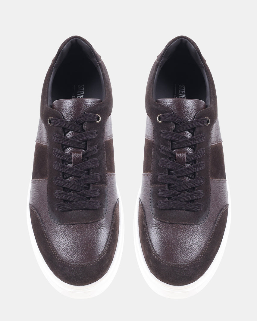 ADDLER BROWN LEATHER - Men's Shoes - Steve Madden Canada - view 4