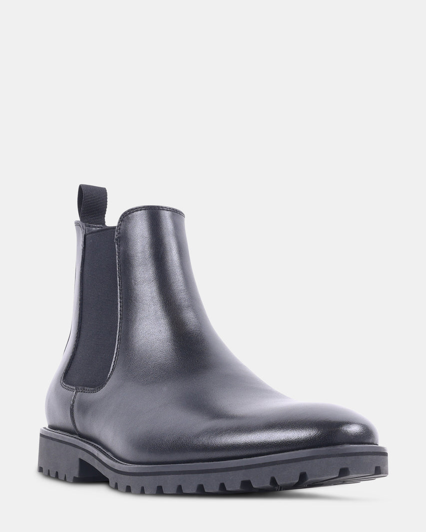 ALAMO BLACK LEATHER - Men's Shoes - Steve Madden Canada - view 2
