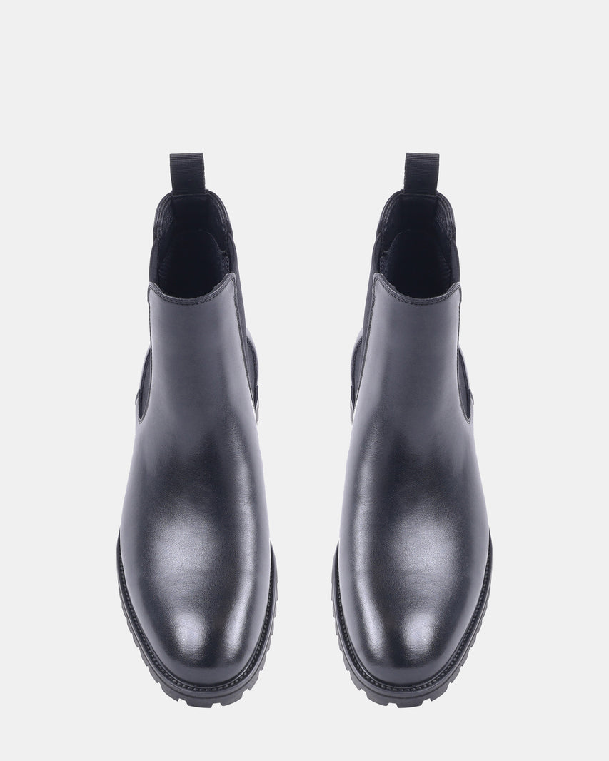 ALAMO BLACK LEATHER - Men's Shoes - Steve Madden Canada - view 4