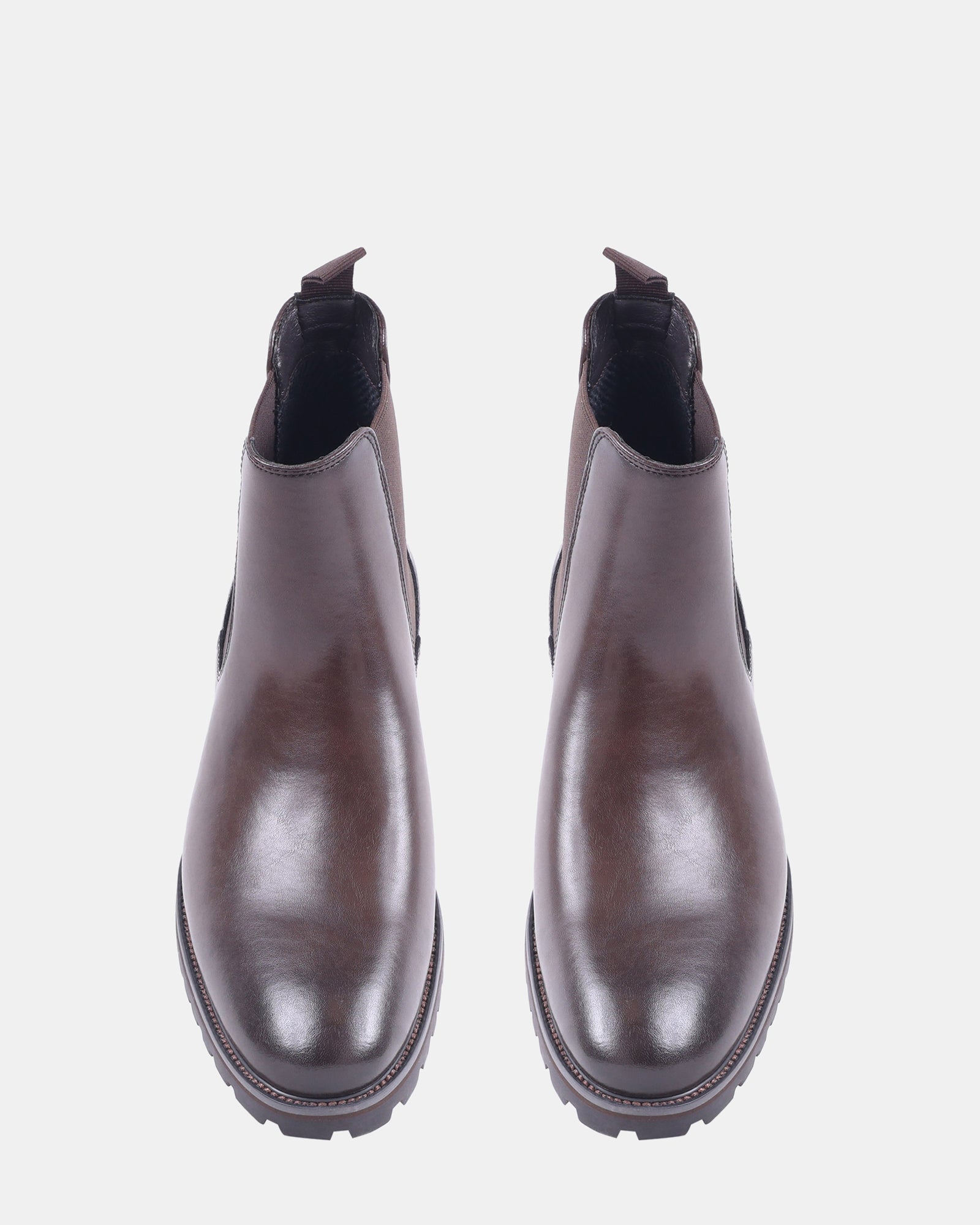 ALAMO DARK BROWN LEATHER - Men's Shoes - Steve Madden Canada - view 4