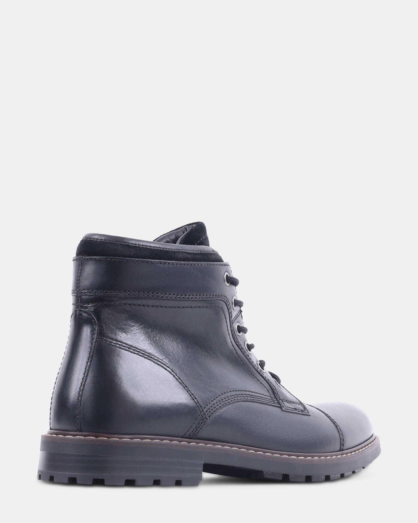 ABEL BLACK LEATHER - Men's Shoes - Steve Madden Canada - view 6
