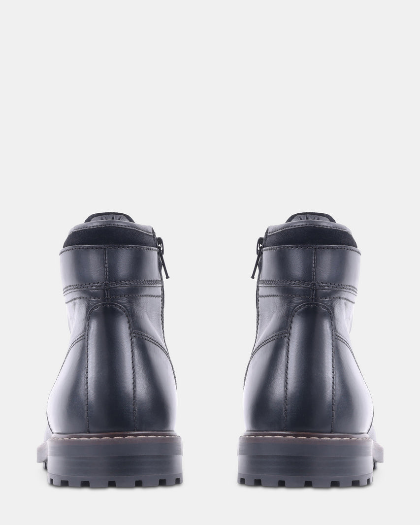 ABEL BLACK LEATHER - Men's Shoes - Steve Madden Canada - view 5