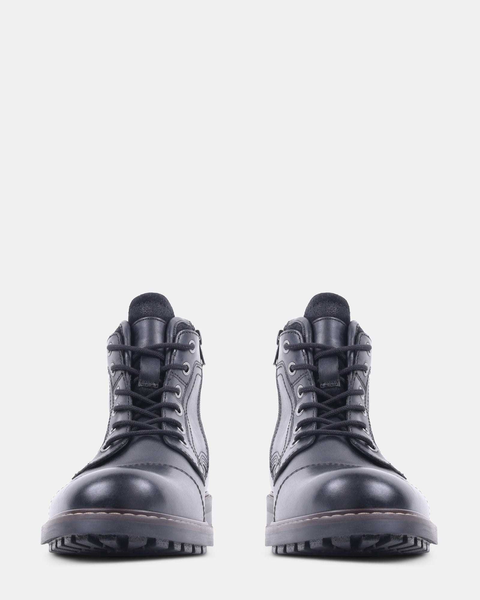 ABEL BLACK LEATHER - Men's Shoes - Steve Madden Canada - view 3