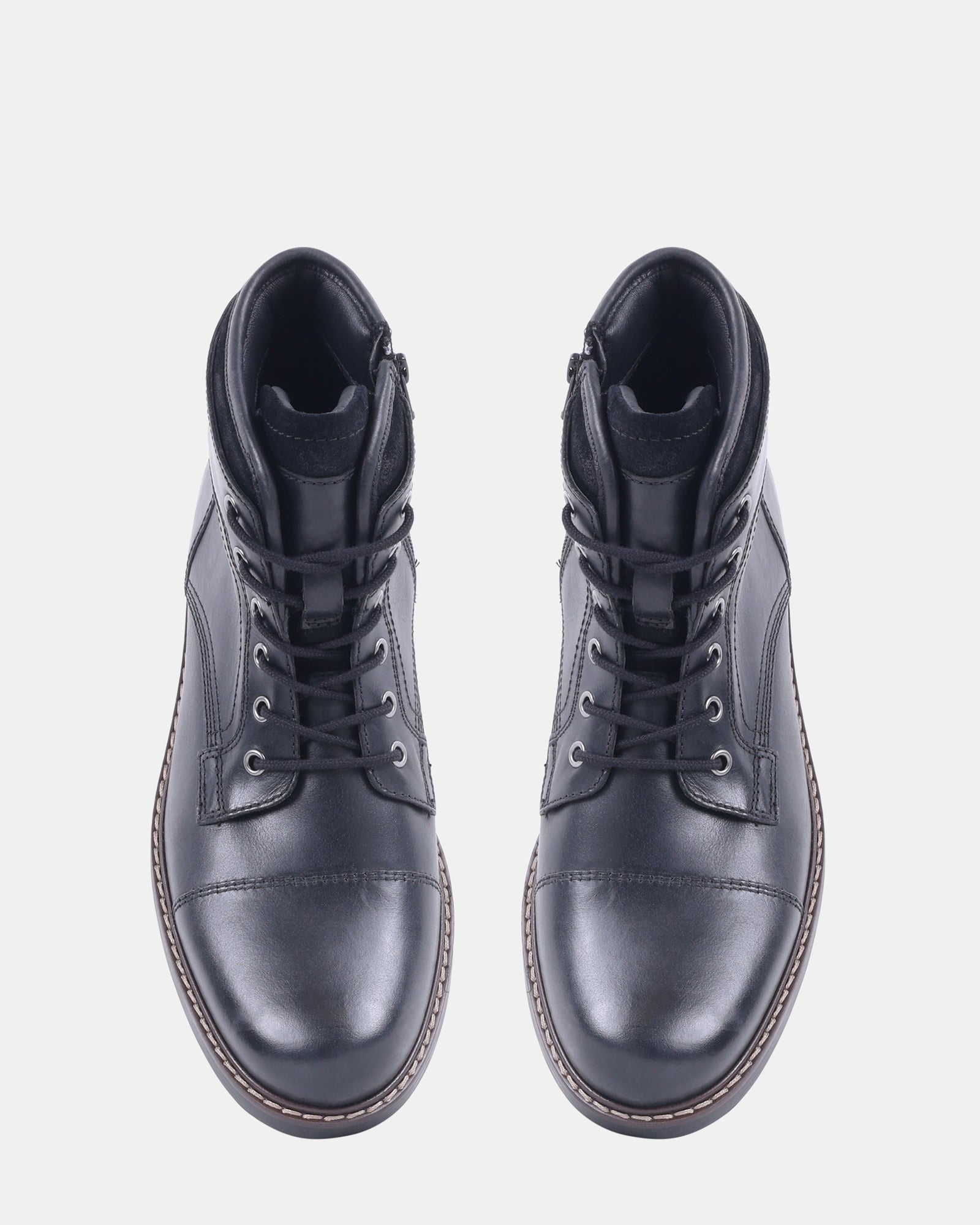 ABEL BLACK LEATHER - Men's Shoes - Steve Madden Canada - view 4
