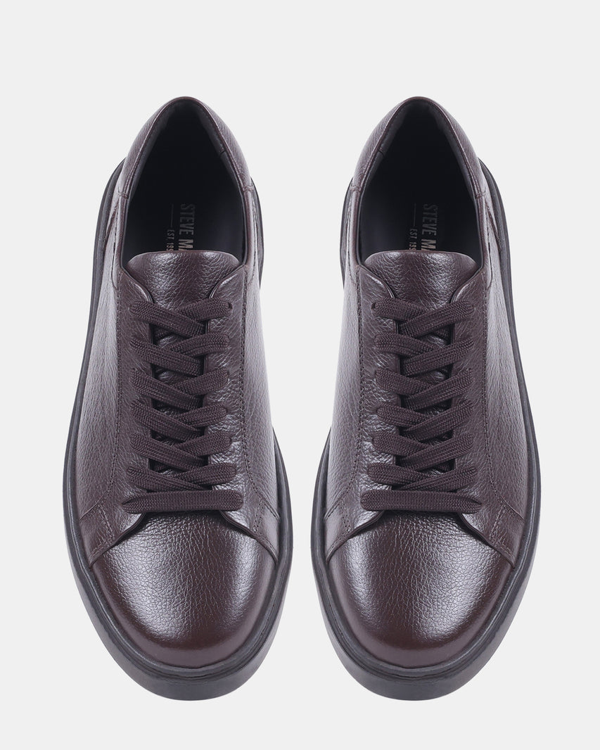 ARGO BROWN LEATHER - Men's Shoes - Steve Madden Canada - view 4