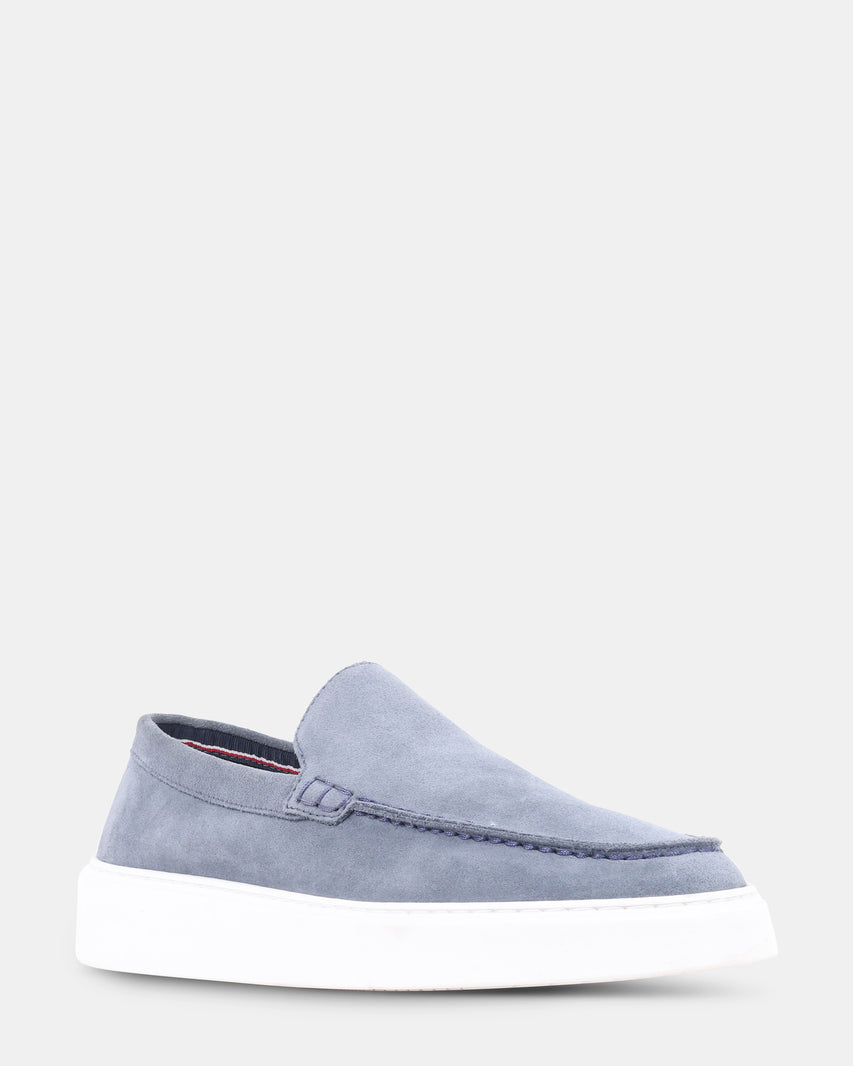 ASHTINN BLUE SUEDE - Men's Shoes - Steve Madden Canada - view 3