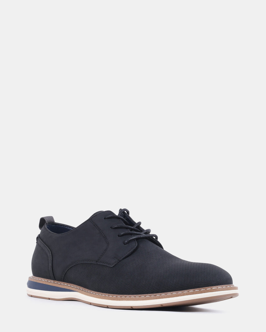 BRADOCK BLACK NUBUCK - Men's Shoes - Steve Madden Canada - view 2