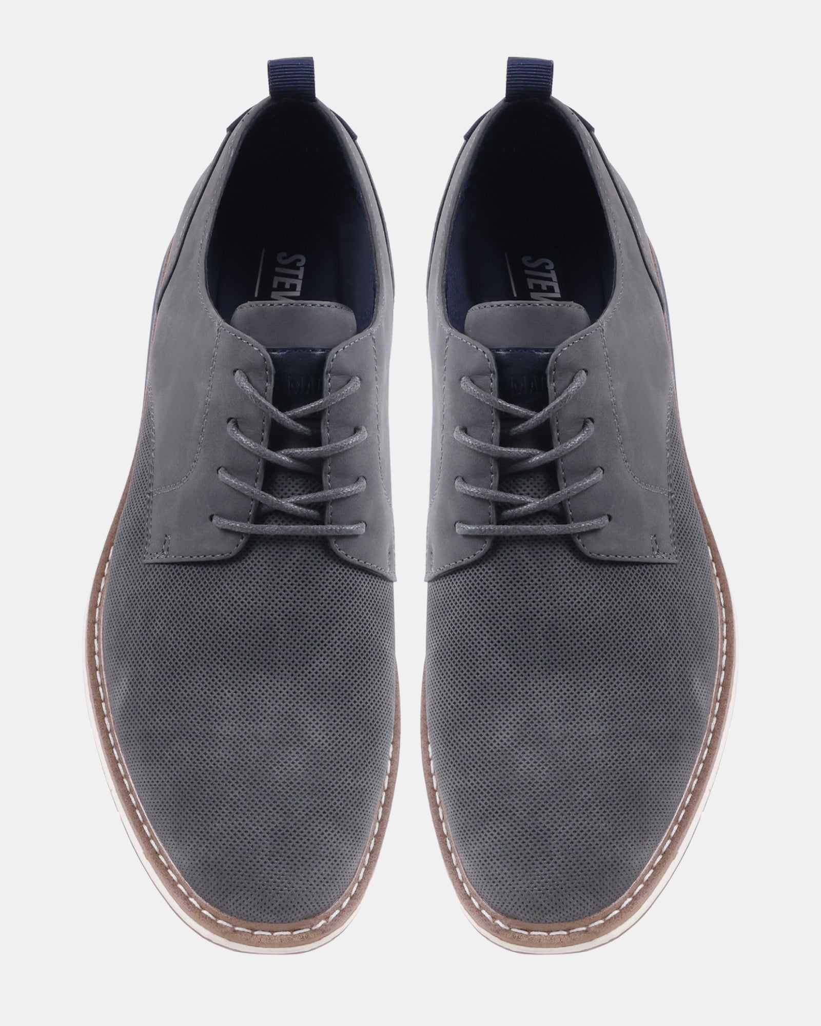 BRADOCK GREY NUBUCK - Men's Shoes - Steve Madden Canada - view 4